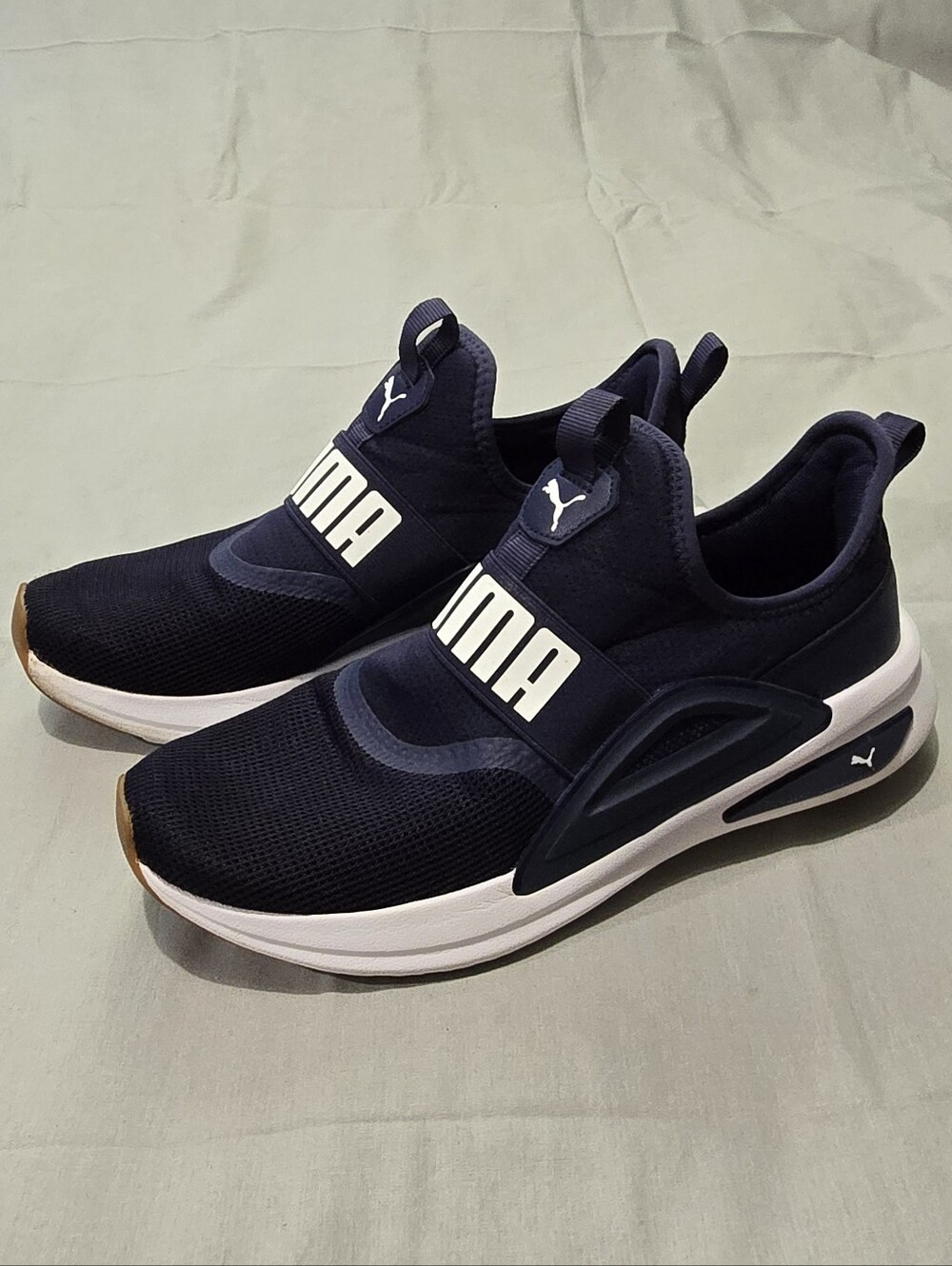 Puma Softride EVO Slip-on White Blue Size M8 / W9